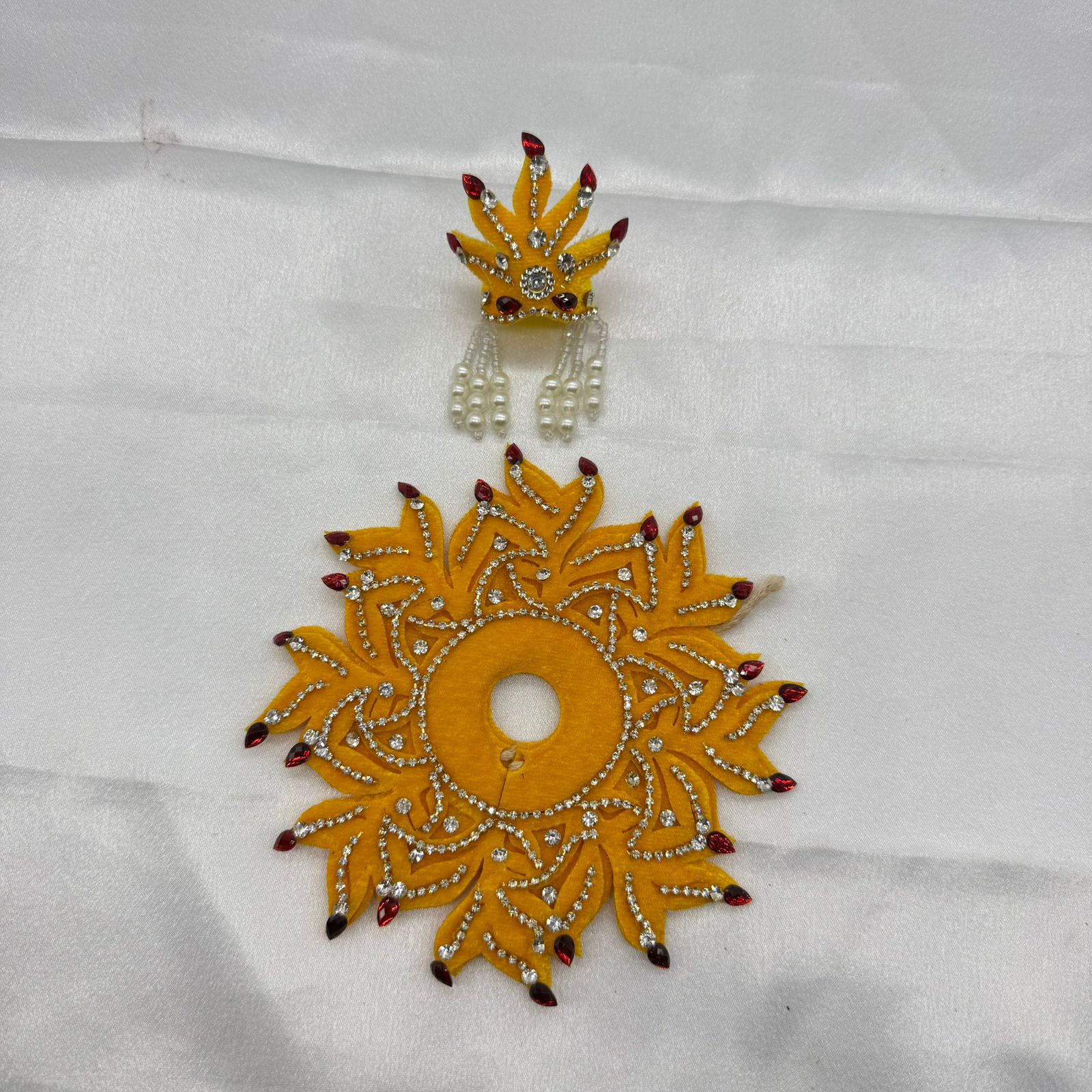 Agni Shringar Laddu Gopal Dress With Mukut