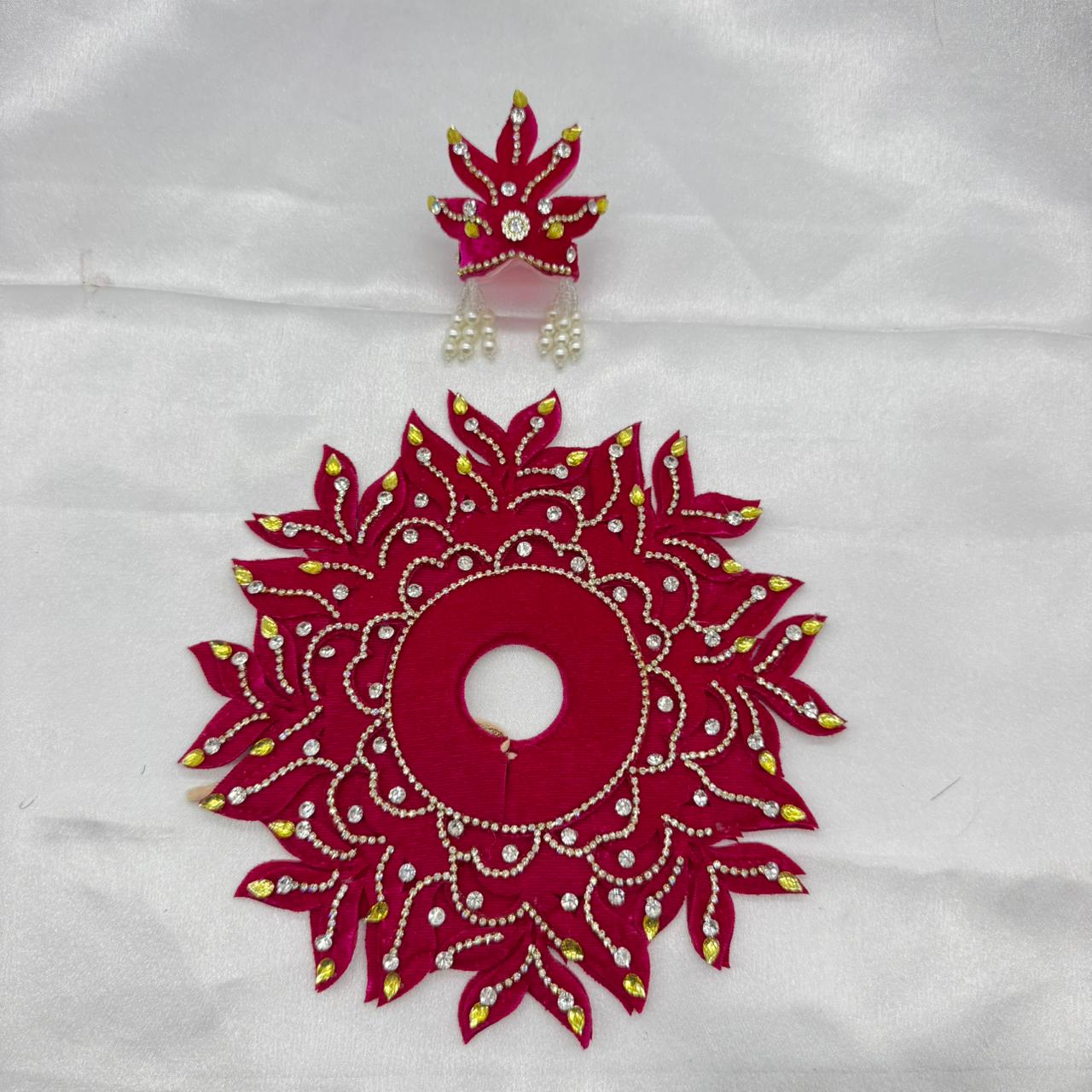 Agni Shringar Laddu Gopal Dress With Mukut