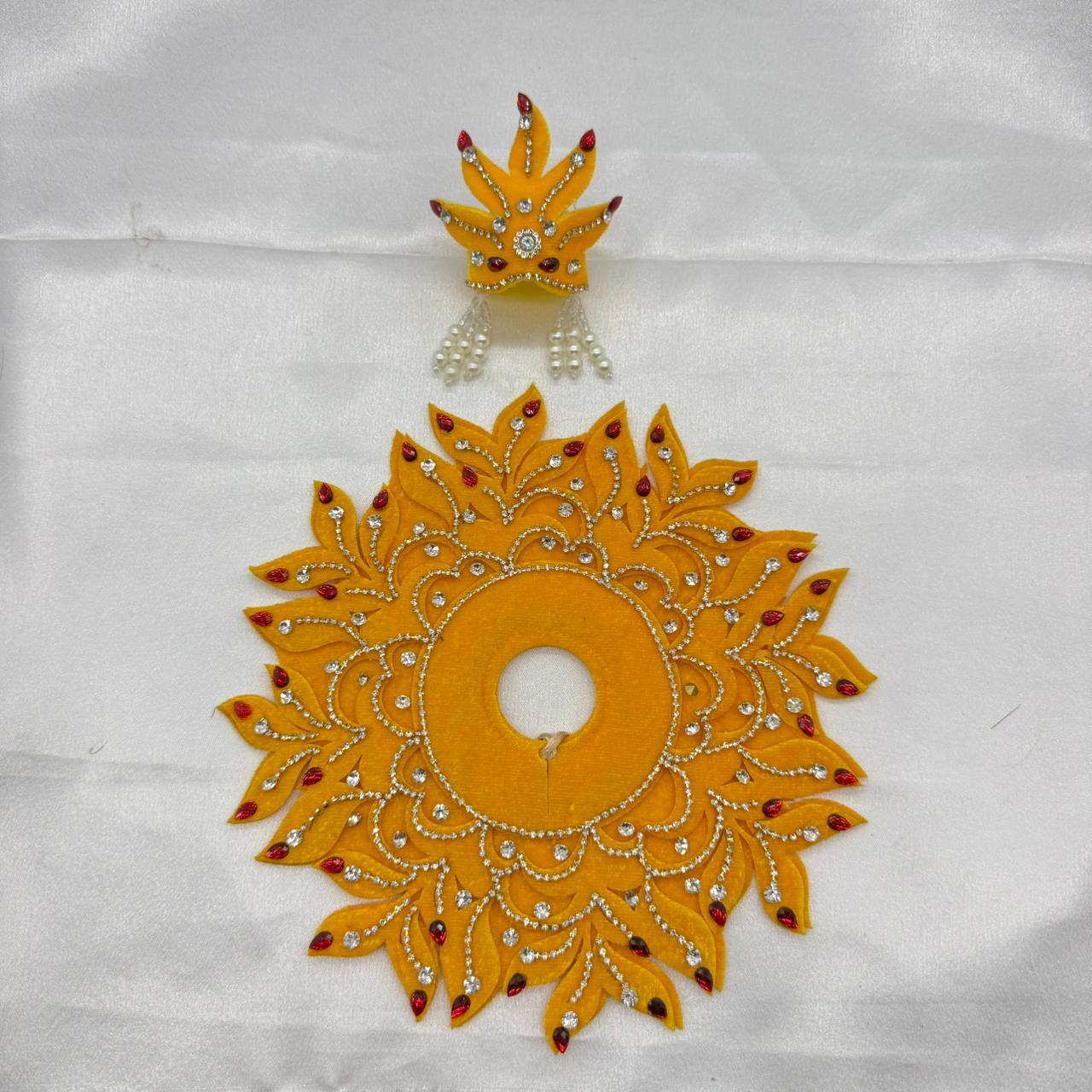 Agni Shringar Laddu Gopal Dress With Mukut