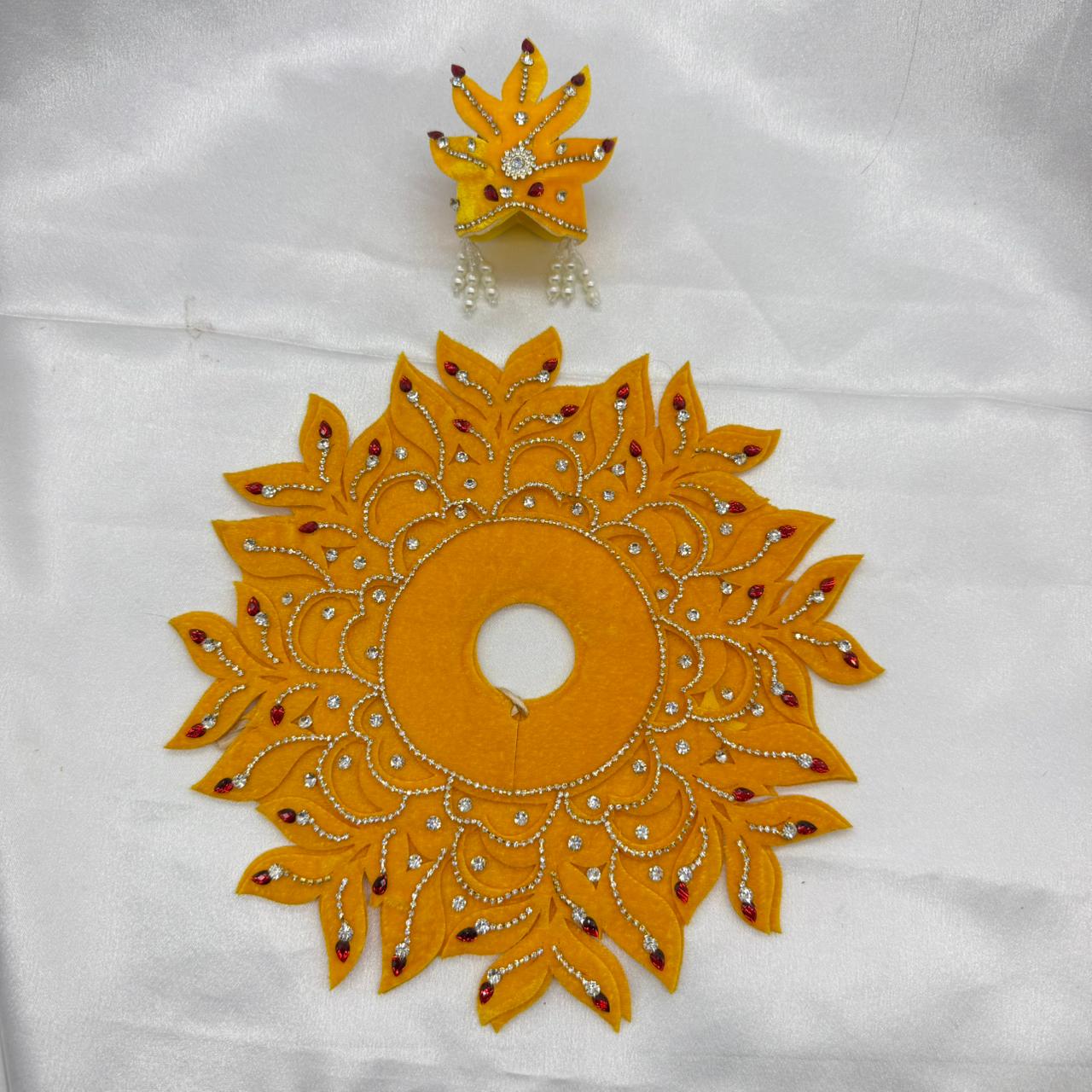 Agni Shringar Laddu Gopal Dress With Mukut