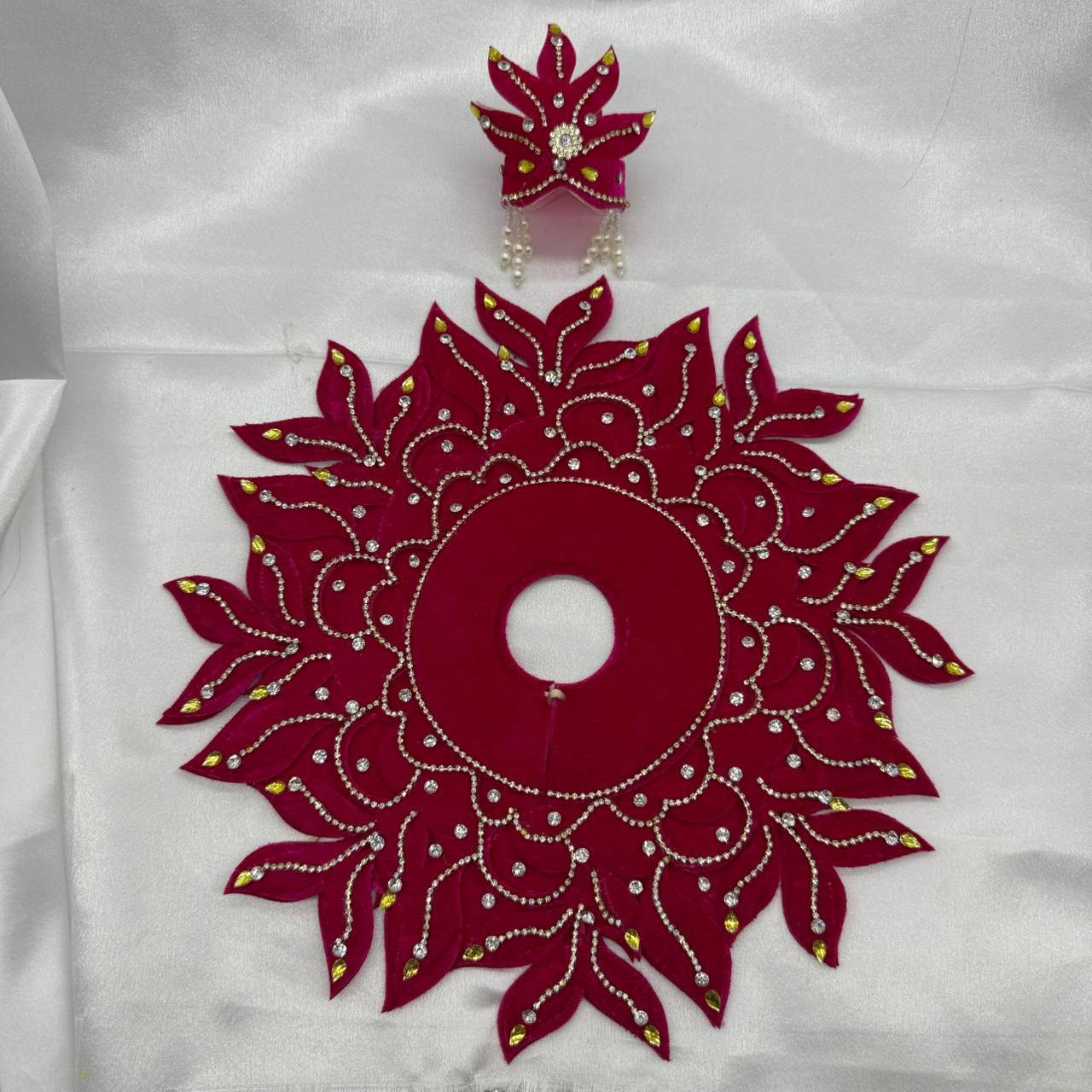 Agni Shringar Laddu Gopal Dress With Mukut