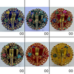 Trikona Shringar Poshak For Laddu Gopal - Mix Color - Pack of 12