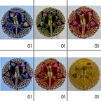 Trikona Shringar Poshak For Laddu Gopal - Mix Color - Pack of 12