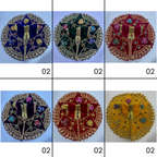 Trikona Shringar Poshak For Laddu Gopal - Mix Color - Pack of 12