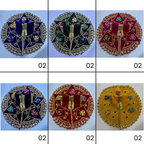 Trikona Shringar Poshak For Laddu Gopal - Mix Color - Pack of 12