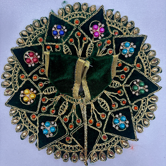 Trikona Shringar Poshak For Laddu Gopal