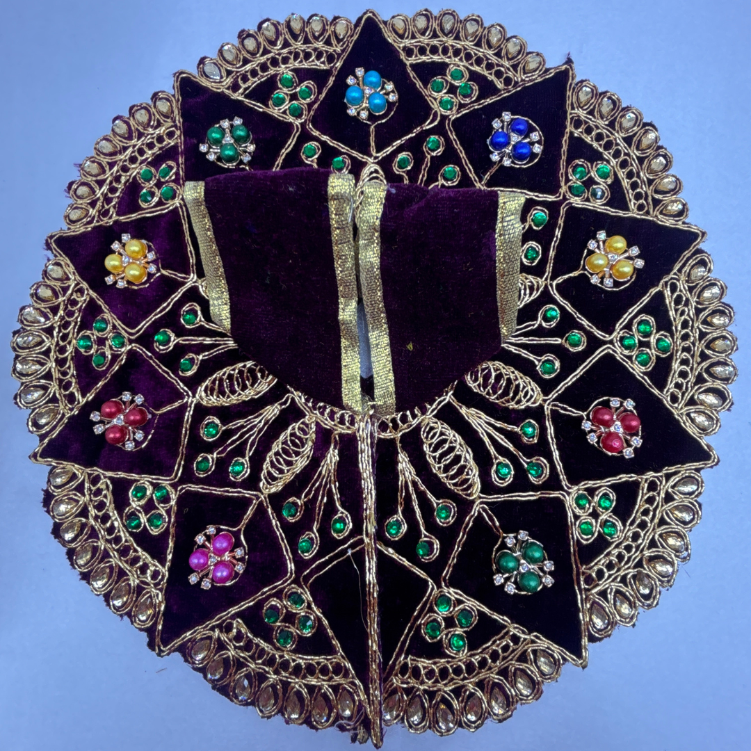 Trikona Shringar Poshak For Laddu Gopal