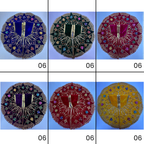 Trikona Shringar Poshak For Laddu Gopal - Mix Color - Pack of 12