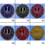 Trikona Shringar Poshak For Laddu Gopal - Mix Color - Pack of 12