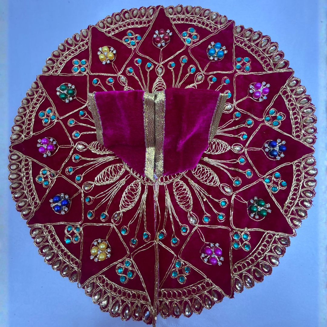 Trikona Shringar Poshak For Laddu Gopal