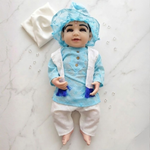KURTA PAJAMA CHICK POSHAK For Silicone Laddu Gopal