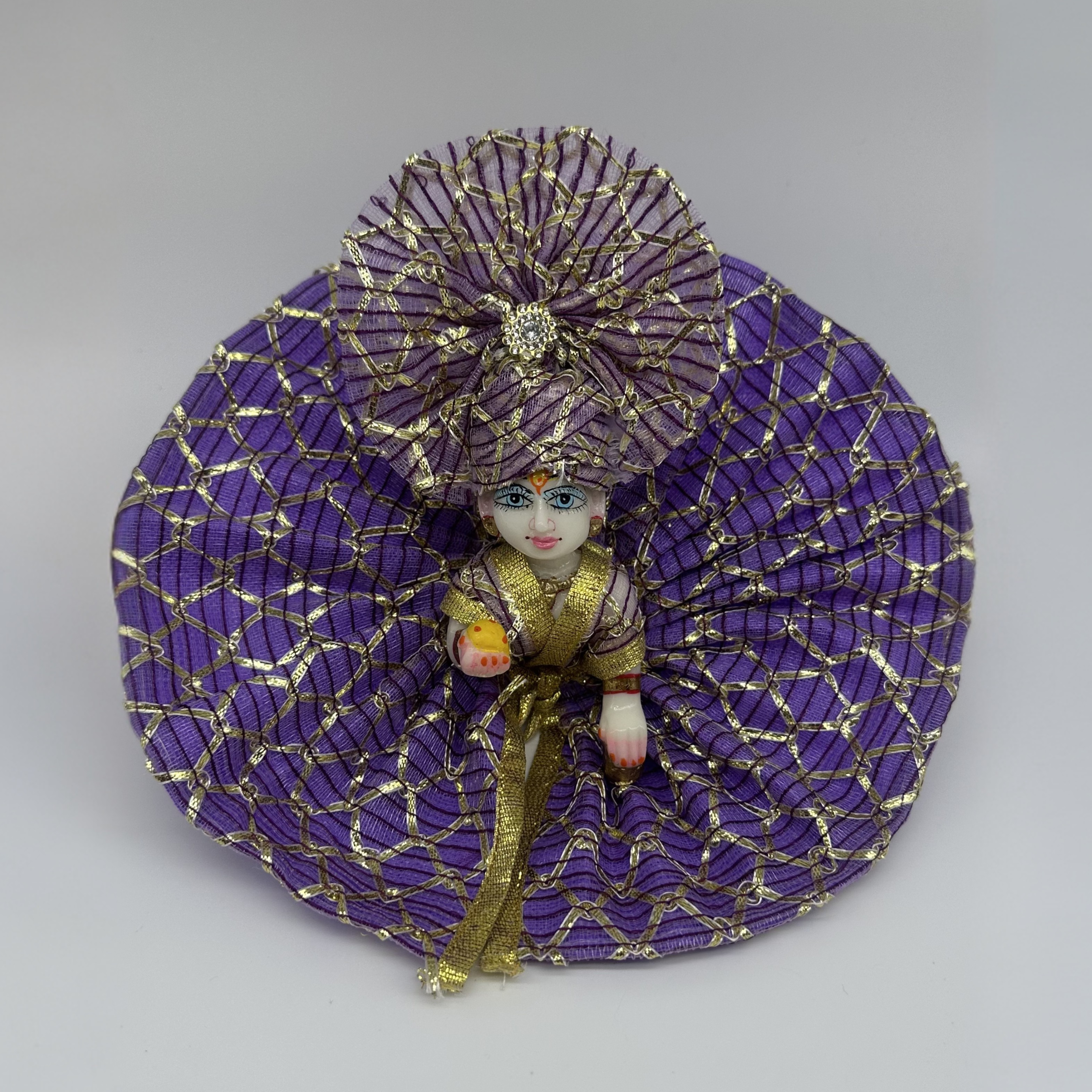 Kanak Leheriya Poshak Dress With Mukut