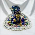 Moti Rekha Poshak With Mukut For Laddu Gopal - Pack of 7