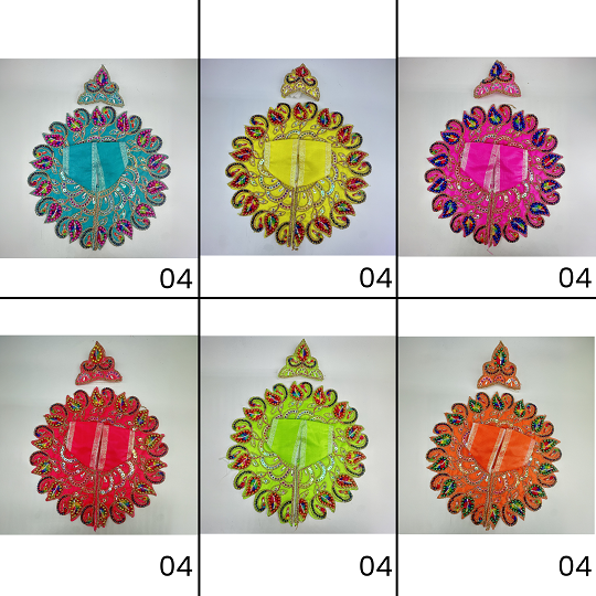 NeelKanth Poshak For Laddu Gopal - Pack of 12