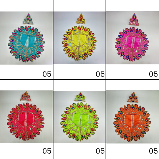 NeelKanth Poshak For Laddu Gopal - Pack of 12