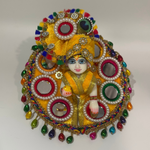 Rajasthani Mirror Poshak With Mukut For Laddu gopal