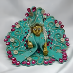 Rajvansh Poshak With Mukut For Laddu Gopal - Mix Color - Pack of 12