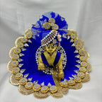 Stone Work Laddu Gopal Dress With Mukut - Mix Color / Pack of 7