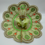 Suvarna Rekha  Poshak With Mukut For Laddu Gopal
