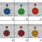 Agni Shringar Laddu Gopal Dress With Mukut - Mix Color - Pack of 12