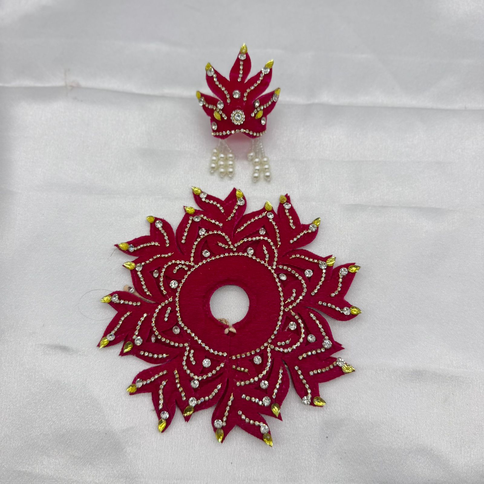 Agni Shringar Laddu Gopal Dress With Mukut