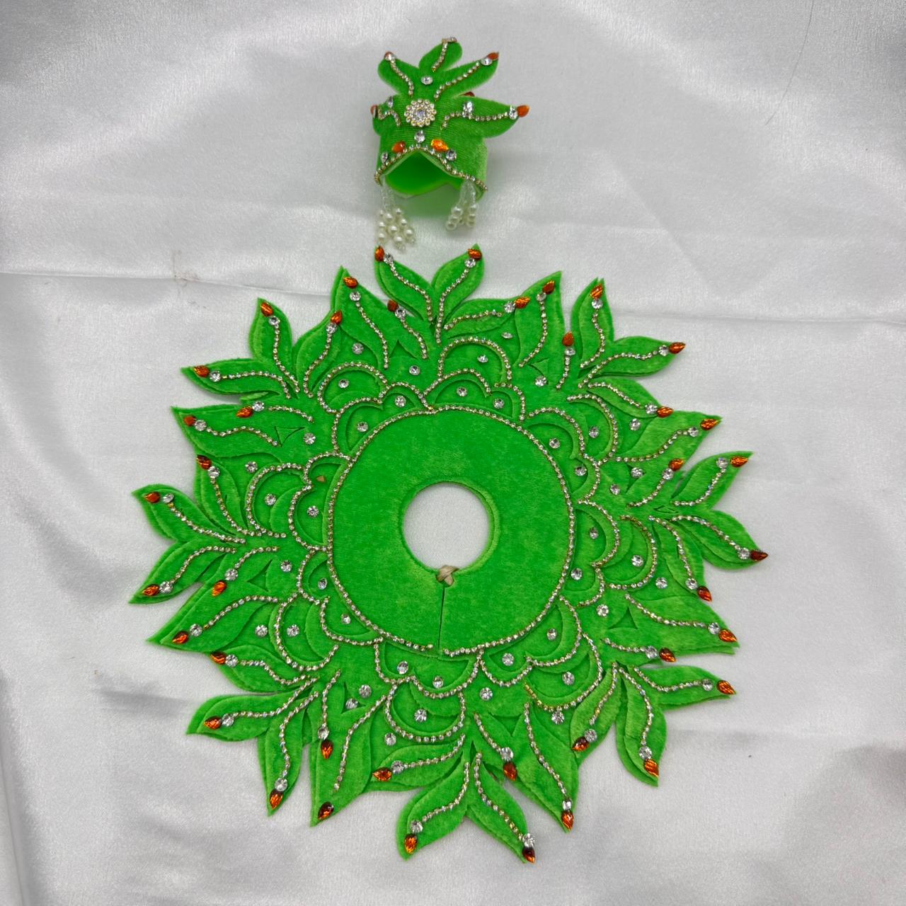 Agni Shringar Laddu Gopal Dress With Mukut