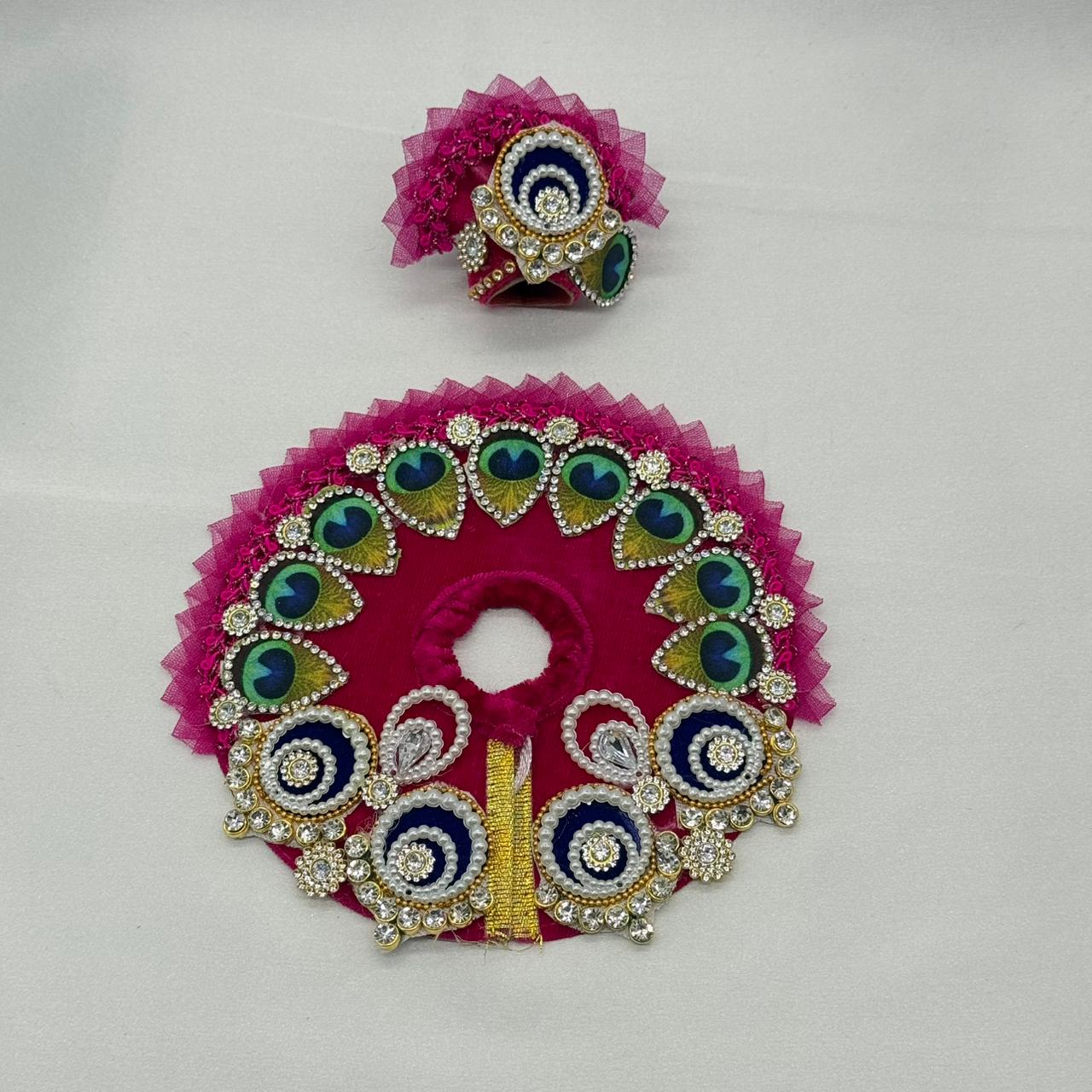 Divya Shringar Laddu Gopal Dress With Mukut