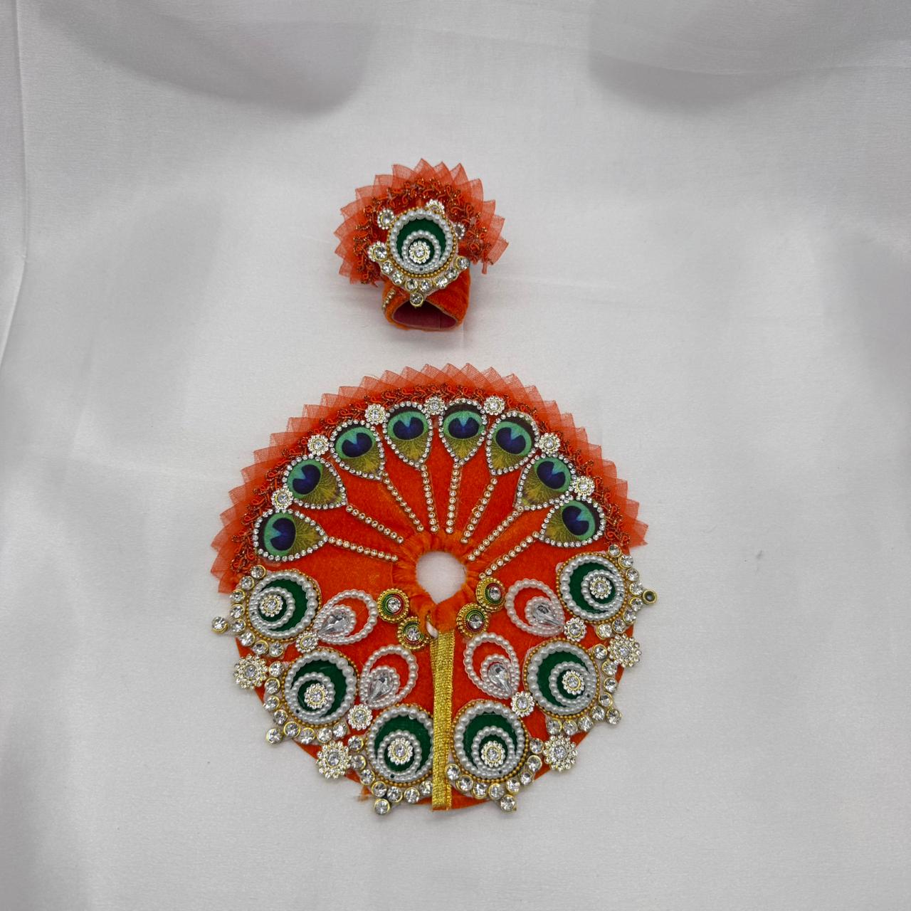 Divya Shringar Laddu Gopal Dress With Mukut