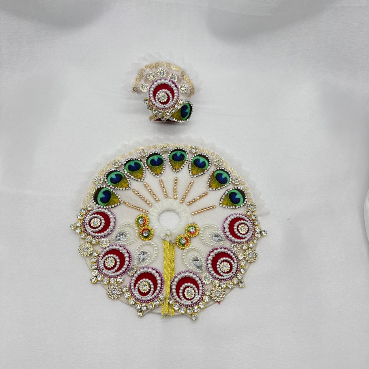 Divya Shringar Laddu Gopal Dress With Mukut