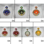 Divya Shringar Laddu Gopal Dress With Mukut - MIx Color - Pack of 7