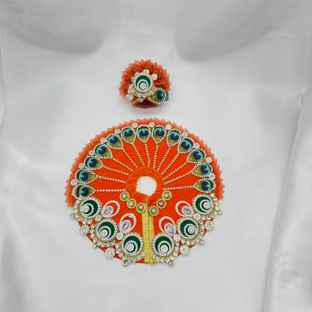 Divya Shringar Laddu Gopal Dress With Mukut