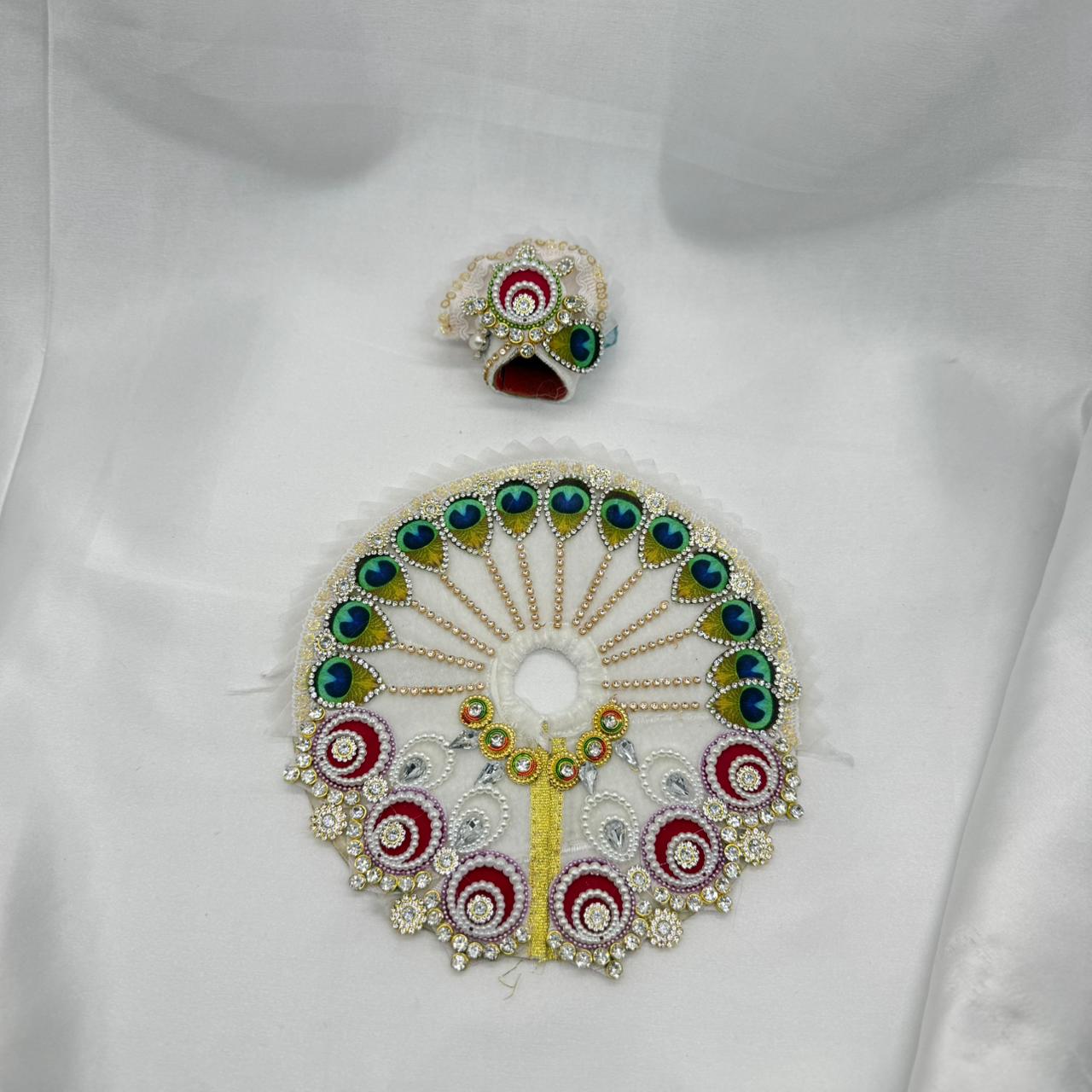 Divya Shringar Laddu Gopal Dress With Mukut