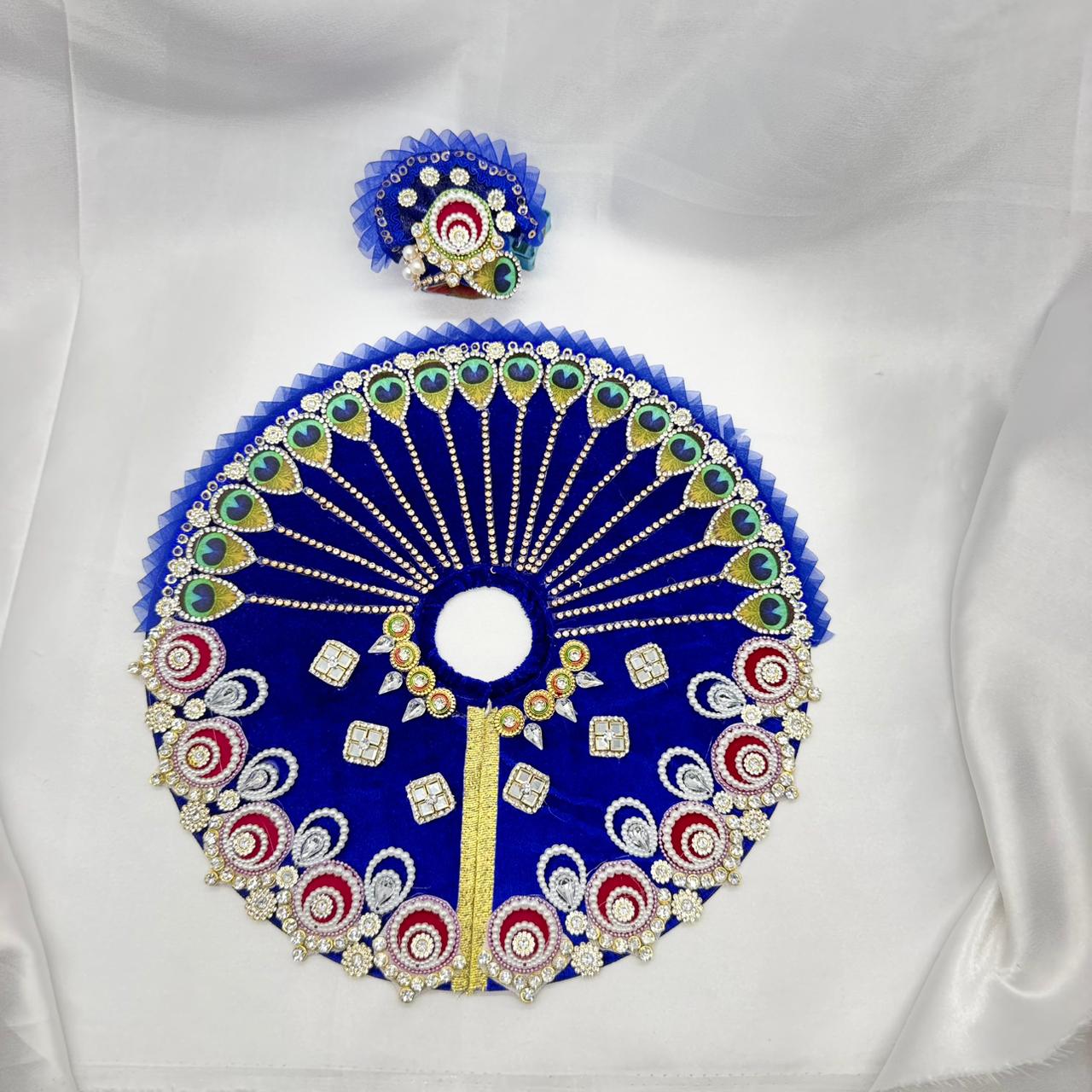 Divya Shringar Laddu Gopal Dress With Mukut