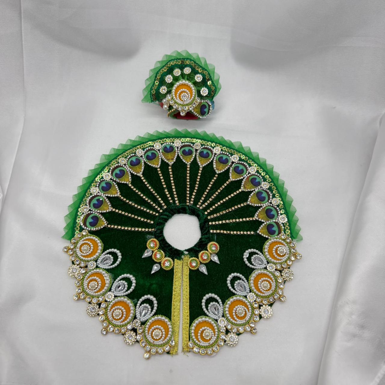 Divya Shringar Laddu Gopal Dress With Mukut