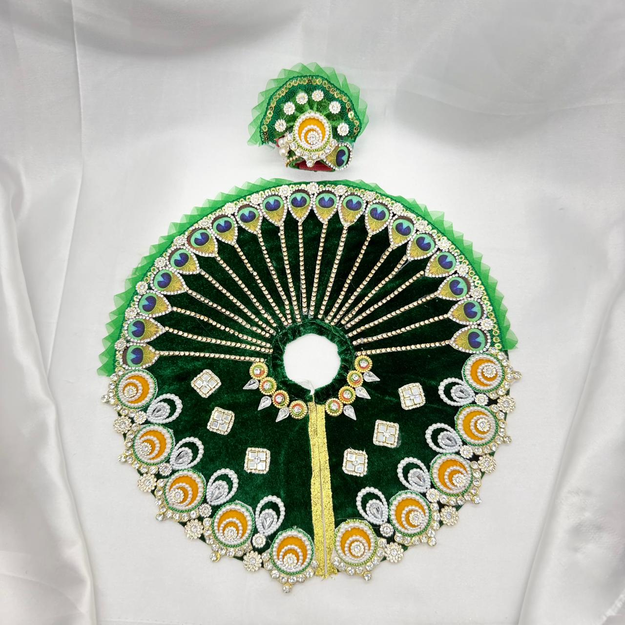 Divya Shringar Laddu Gopal Dress With Mukut