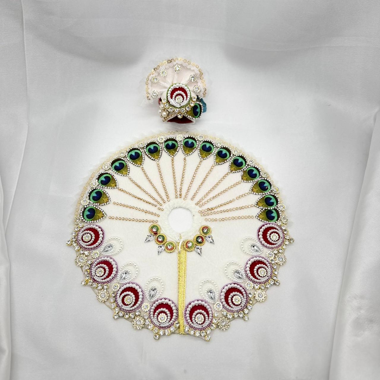 Divya Shringar Laddu Gopal Dress With Mukut