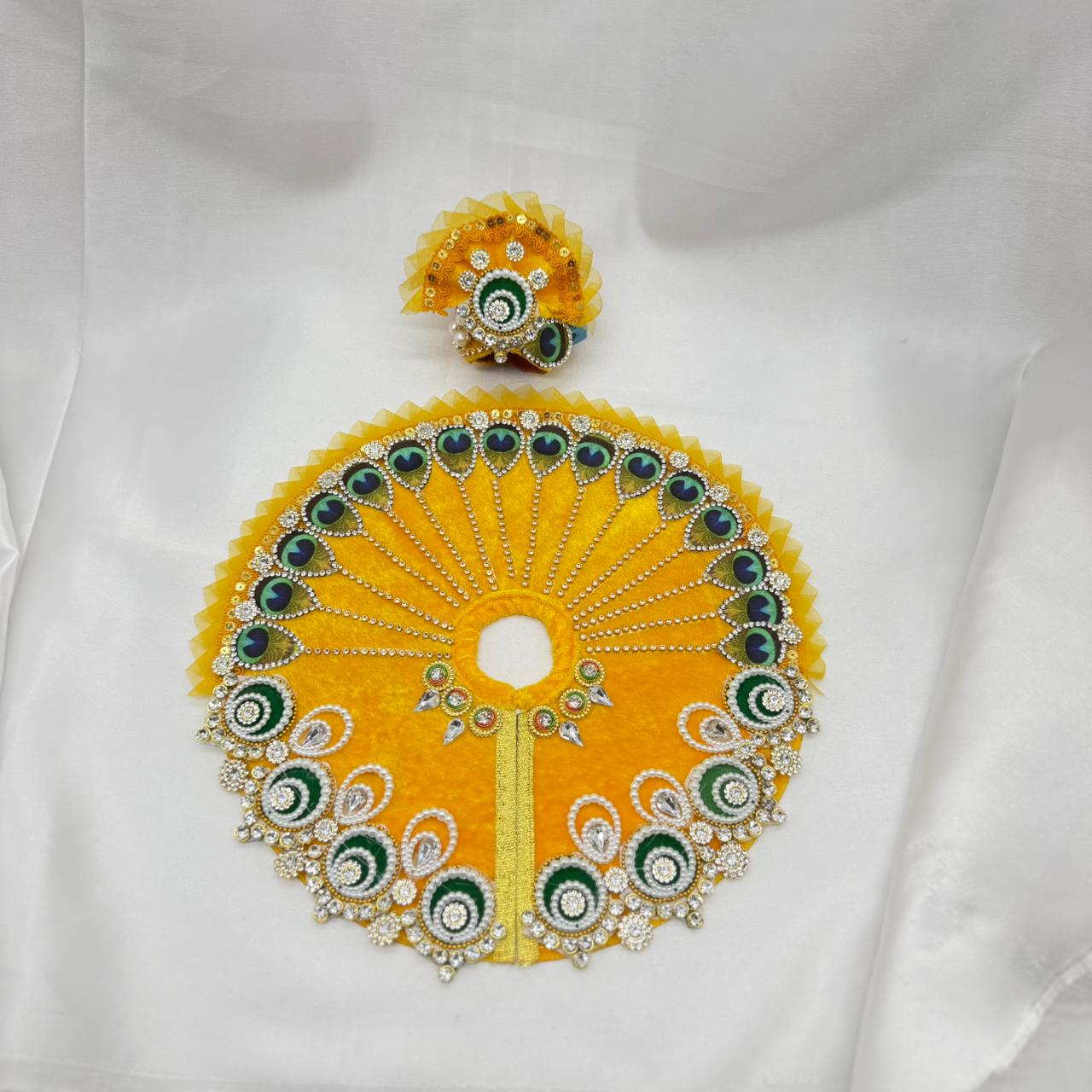 Divya Shringar Laddu Gopal Dress With Mukut