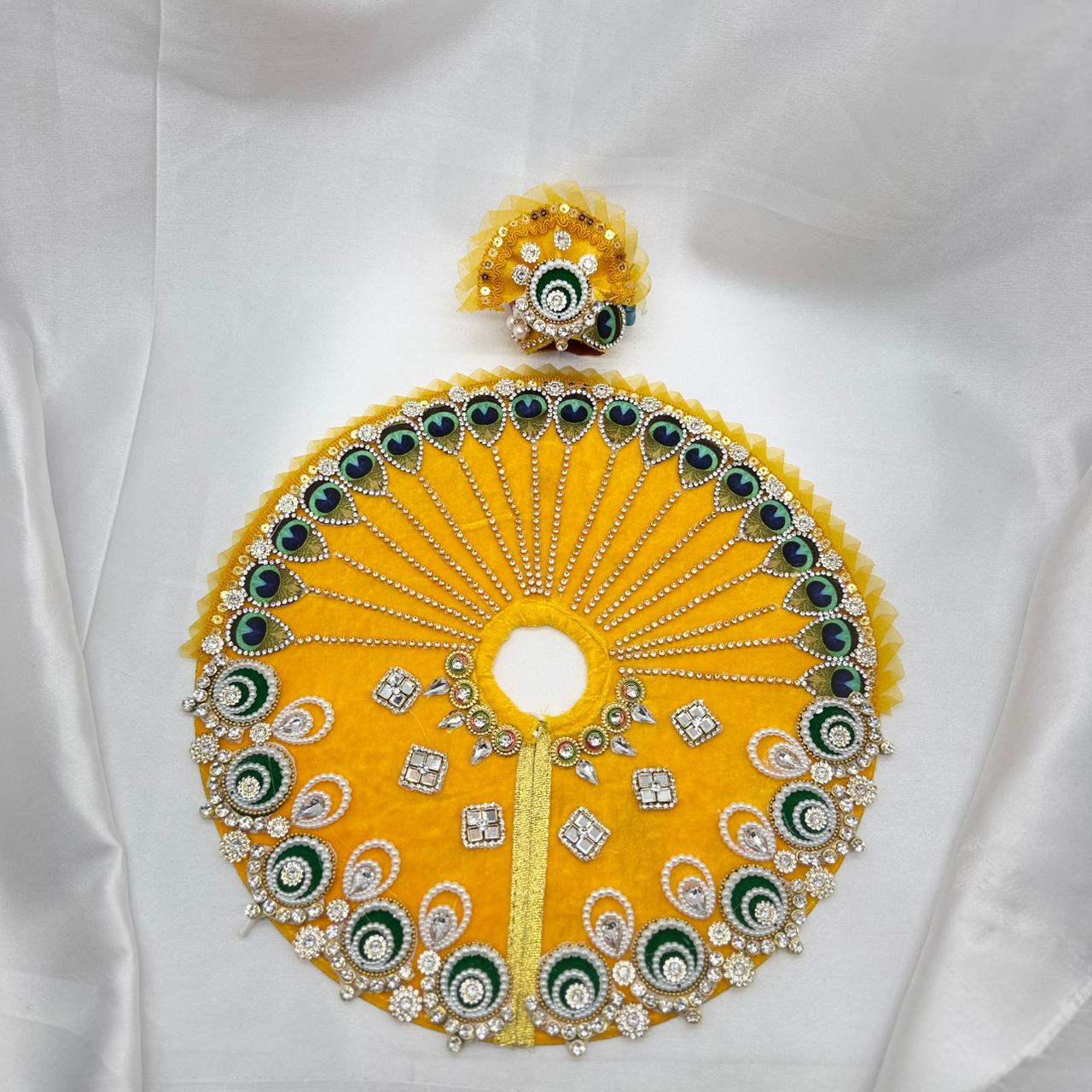 Divya Shringar Laddu Gopal Dress With Mukut