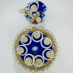 Chandrika Poshak With Mukut For Laddu Gopal