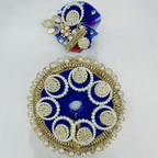 Chandrika Poshak With Mukut For Laddu Gopal