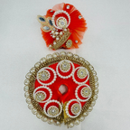 Chandrika Poshak With Mukut For Laddu Gopal