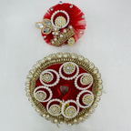 Chandrika Poshak With Mukut For Laddu Gopal