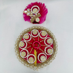 Chandrika Poshak With Mukut For Laddu Gopal