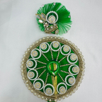 Chandrika Poshak With Mukut For Laddu Gopal