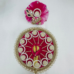 Chandrika Poshak With Mukut For Laddu Gopal