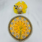 Chandrika Poshak With Mukut For Laddu Gopal