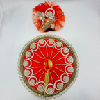 Chandrika Poshak With Mukut For Laddu Gopal