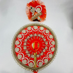 Chandrika Poshak With Mukut For Laddu Gopal