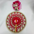 Chandrika Poshak With Mukut For Laddu Gopal