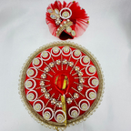 Chandrika Poshak With Mukut For Laddu Gopal